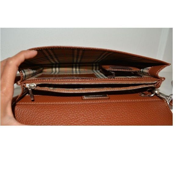 BURBERRY london clutches brown leather - Picture 16 of 16
